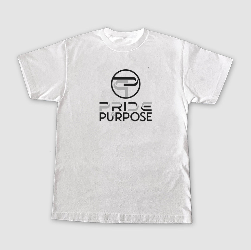 White Pride & Purpose Short Sleeve T-Shirt